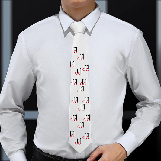 Cranberry Men's Chorus - Printed Formal Black Ties For Men