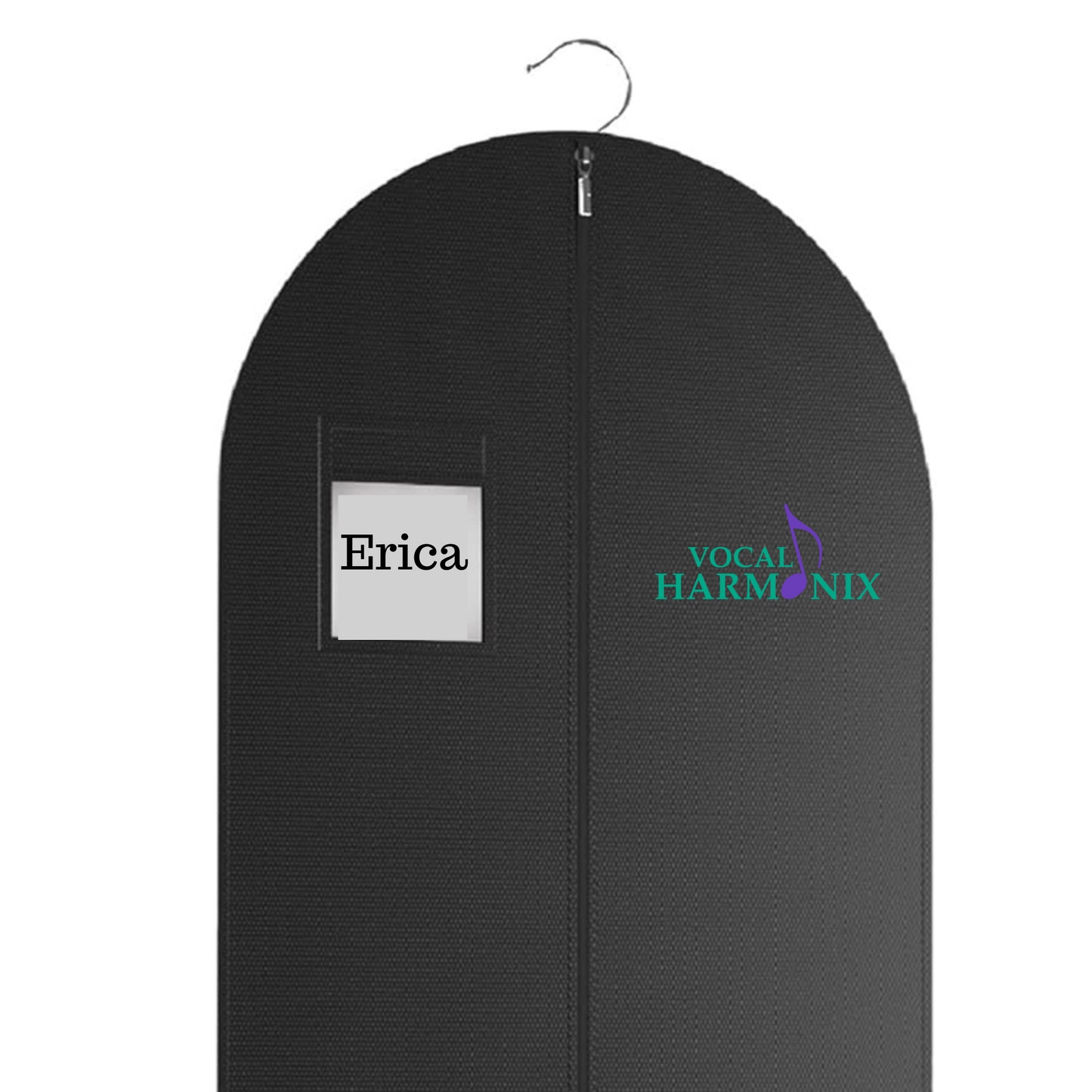 Vocal Harmonix - Embroidered Short Garment Bags for Dresses, Costumes, Coats, etc.
