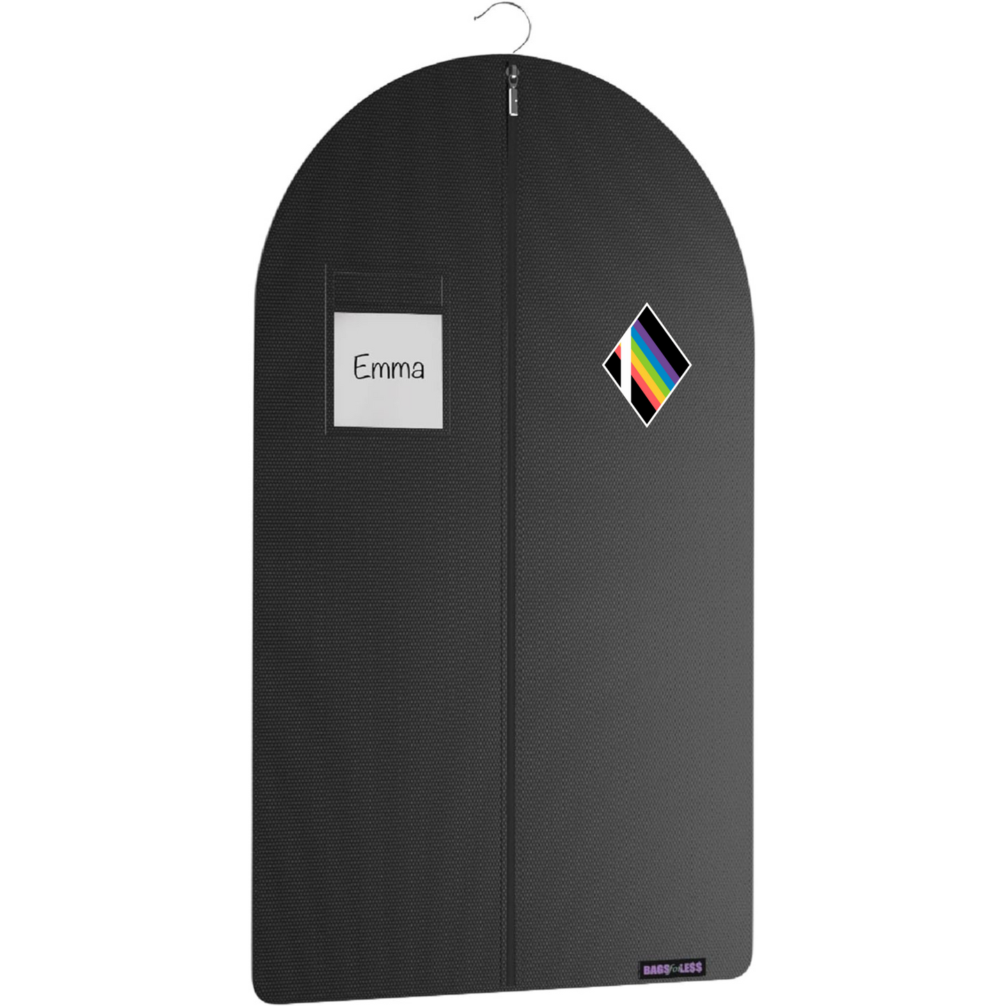 Prism - Embroidered Short Garment Bags for Dresses, Costumes, Coats, etc.