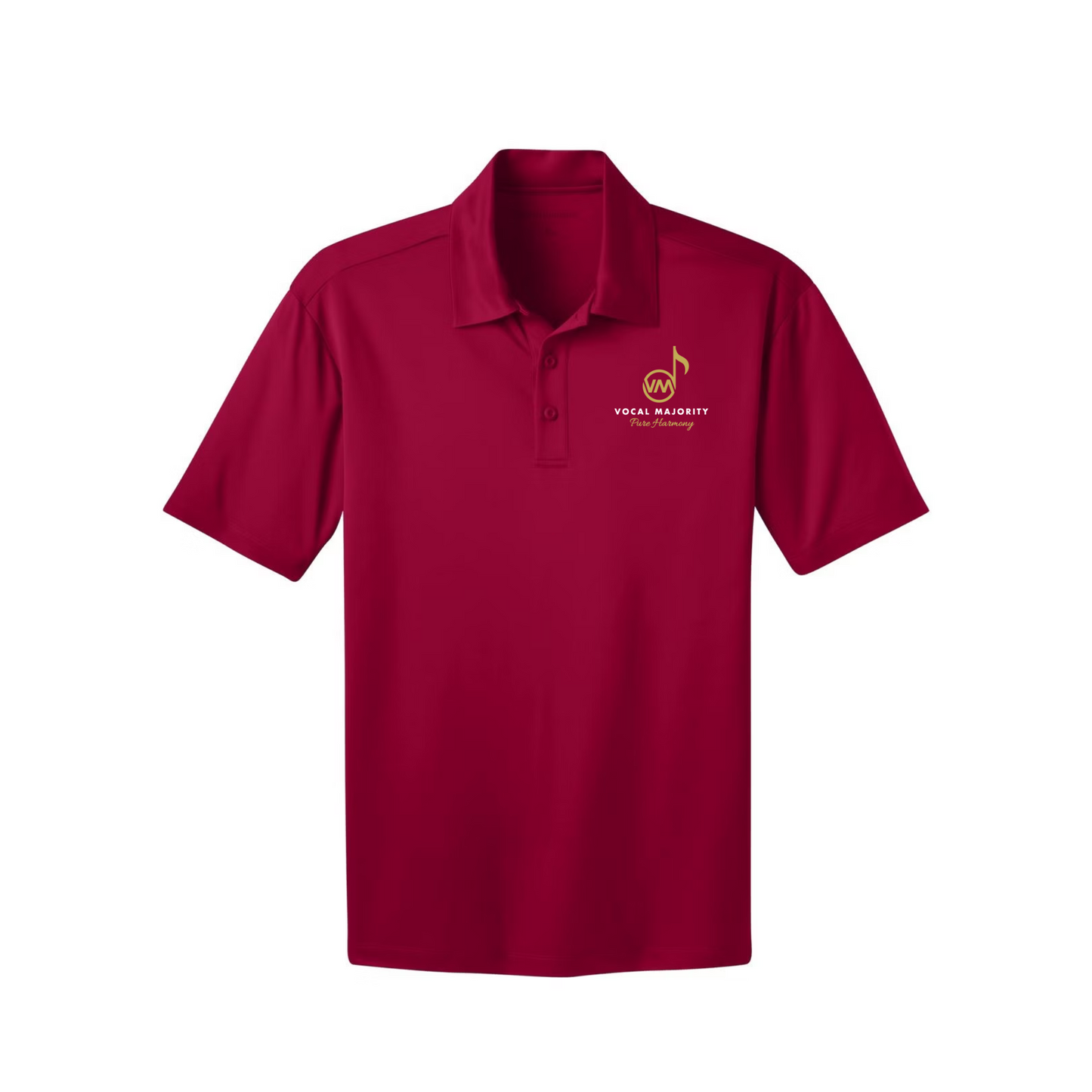 Vocal Majority - Men's Embroidered Silk Touch Performance Polo