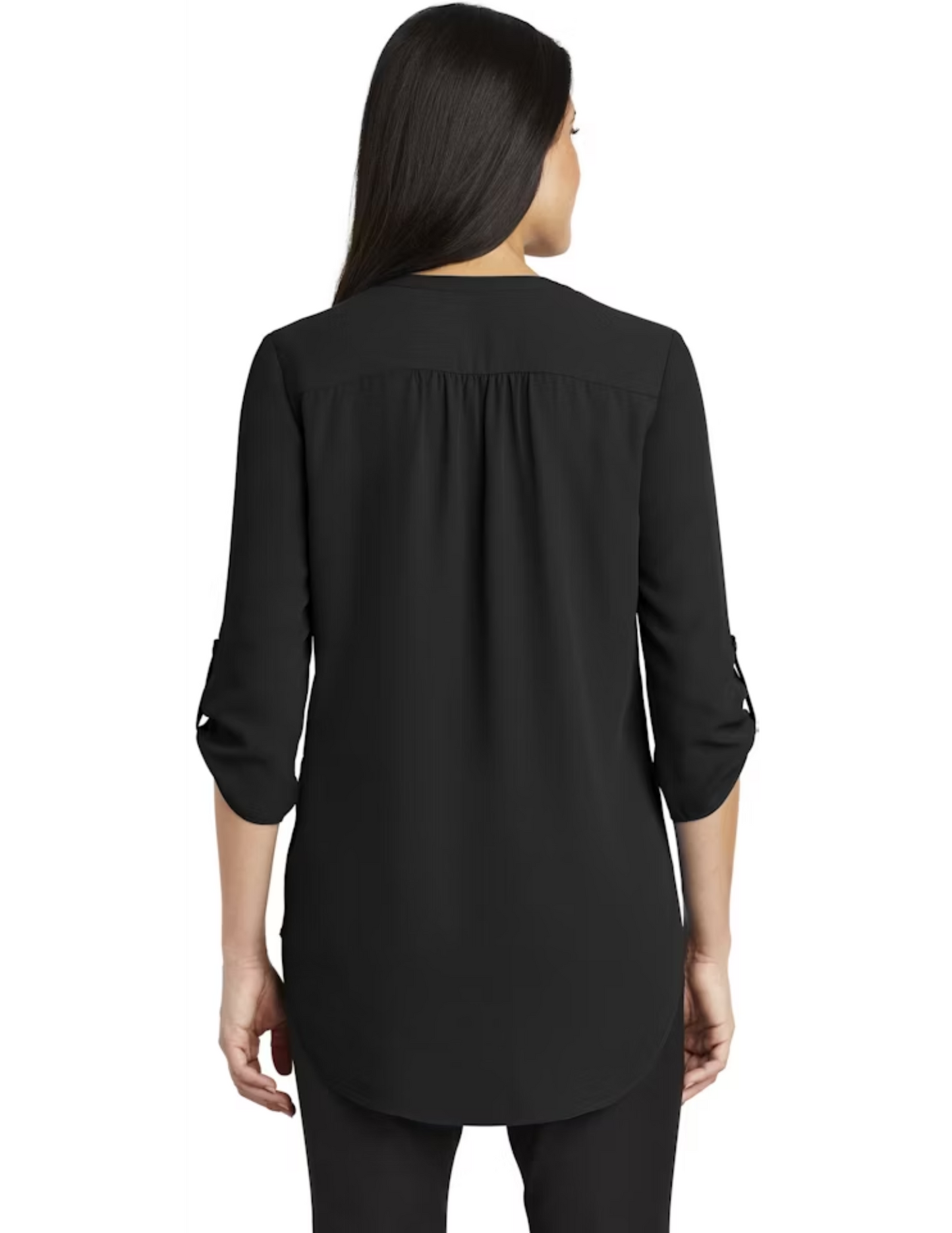 Vocal Harmonix - Printed Women's 3/4-Sleeve Tunic Blouse