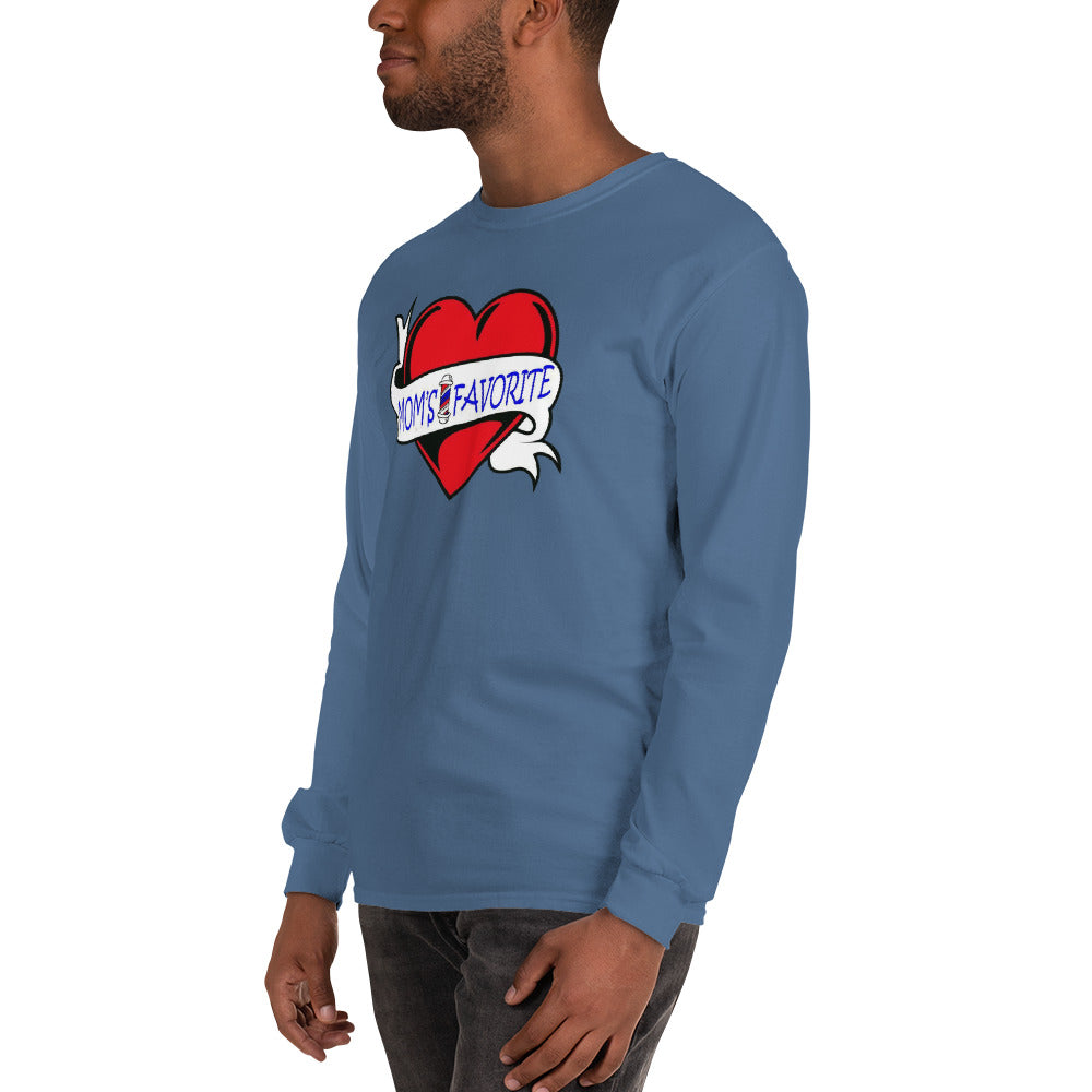 Mom's Favorite printed - Regular Fit Gildan Long Sleeve Shirt