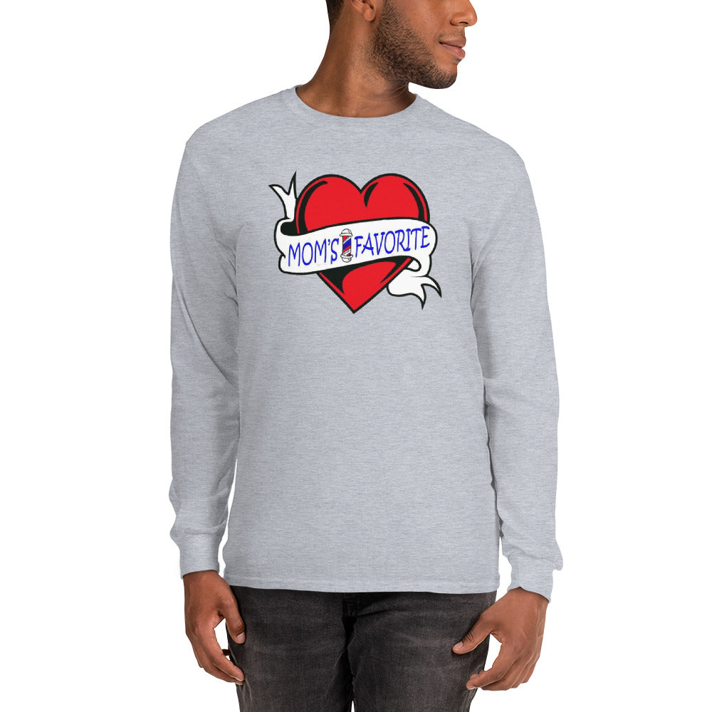 Mom's Favorite printed - Regular Fit Gildan Long Sleeve Shirt