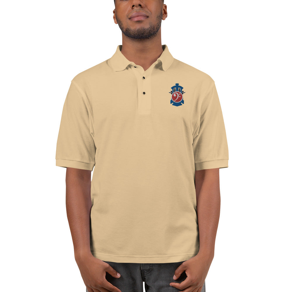 Choo Choo Chorus - Embroidered Men's Premium Polo