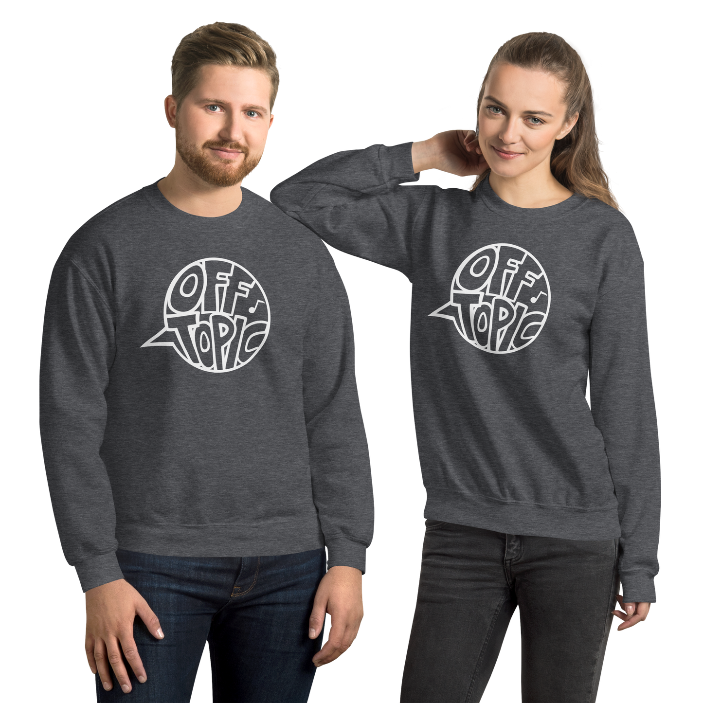 Off Topic - Printed Gildan Unisex Sweatshirt
