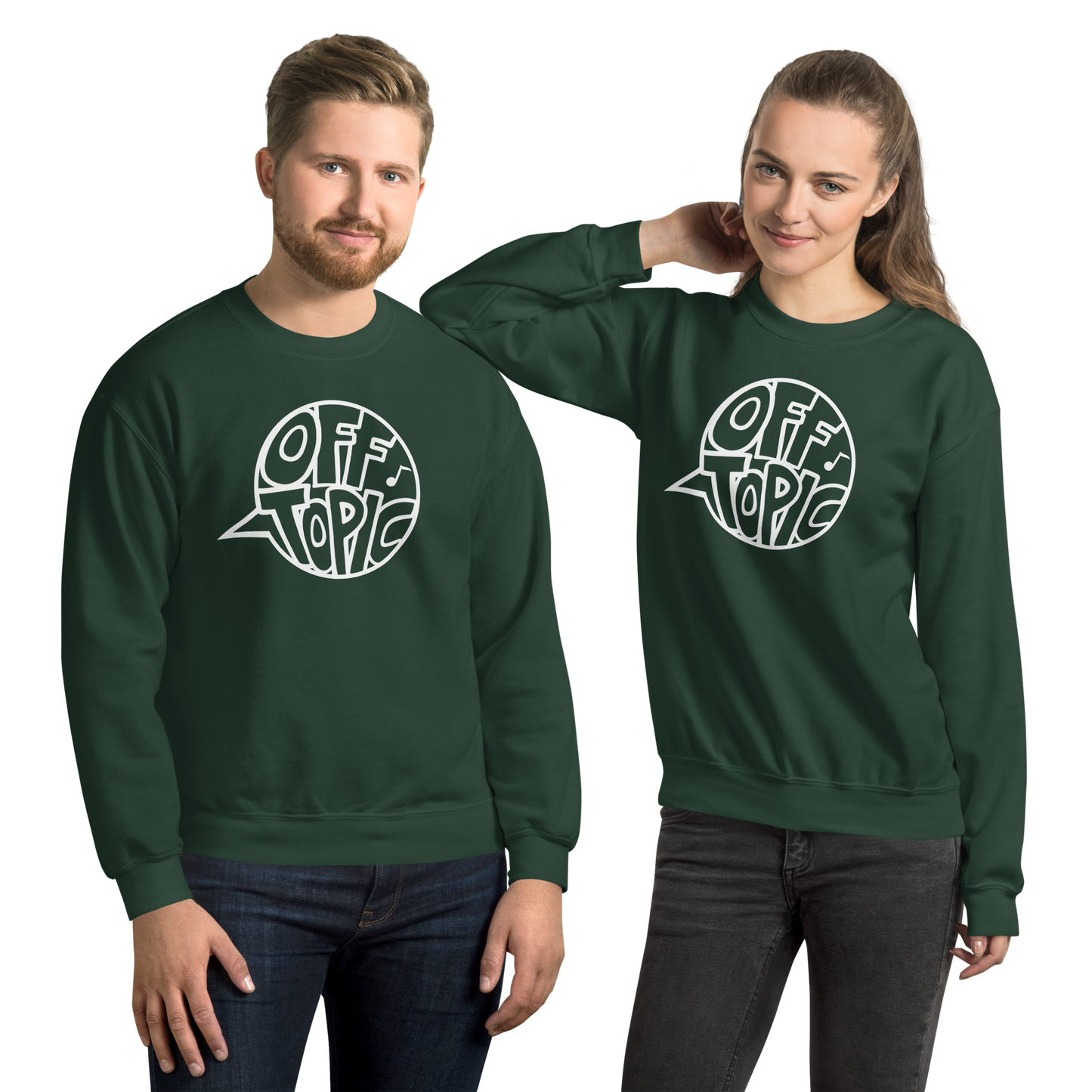 Off Topic - Printed Gildan Unisex Sweatshirt
