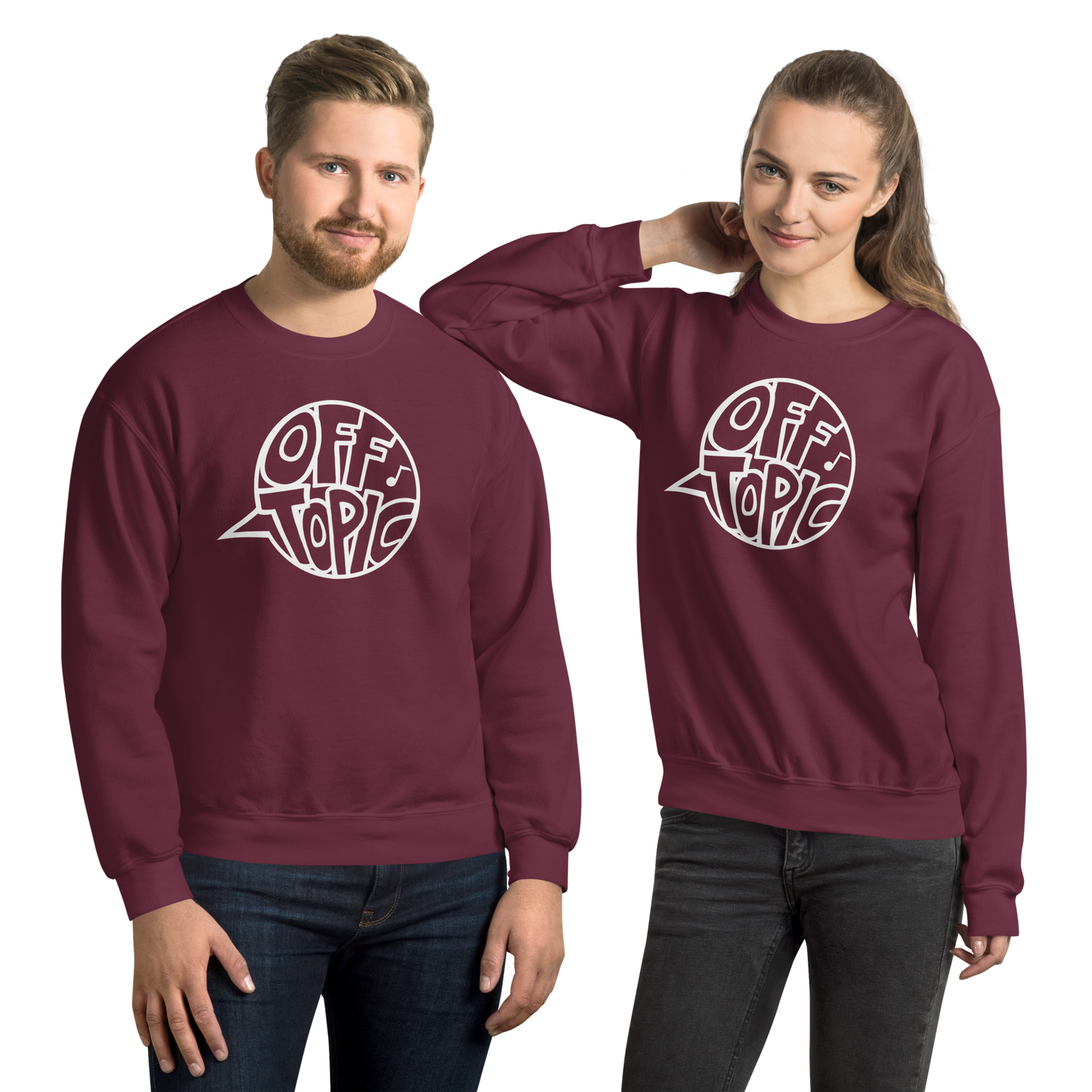 Off Topic - Printed Gildan Unisex Sweatshirt