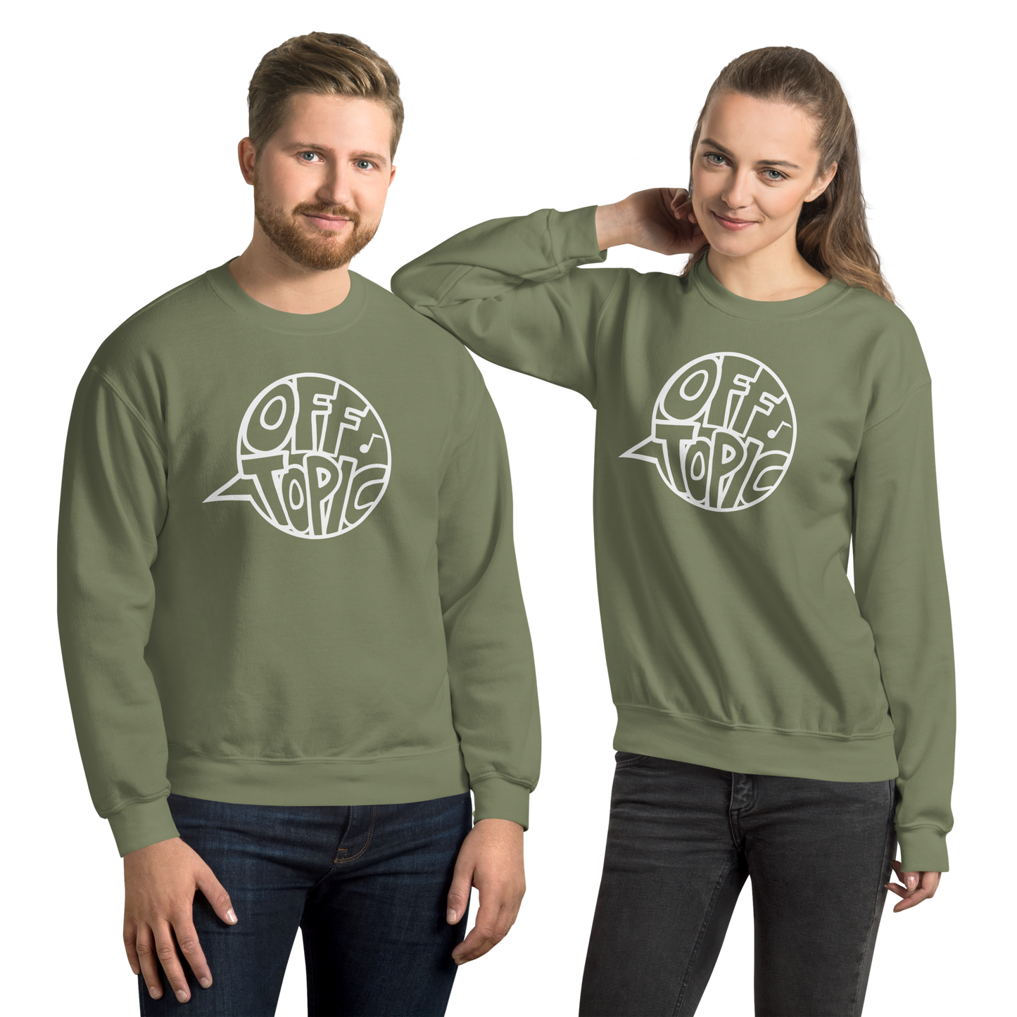 Off Topic - Printed Gildan Unisex Sweatshirt