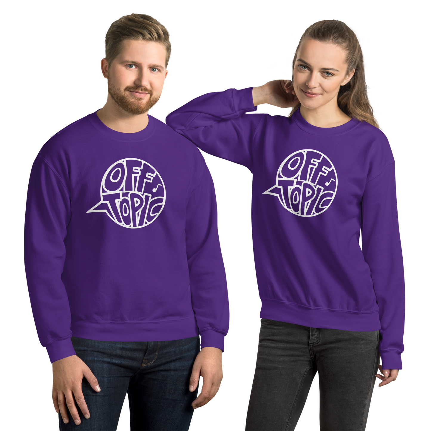 Off Topic - Printed Gildan Unisex Sweatshirt