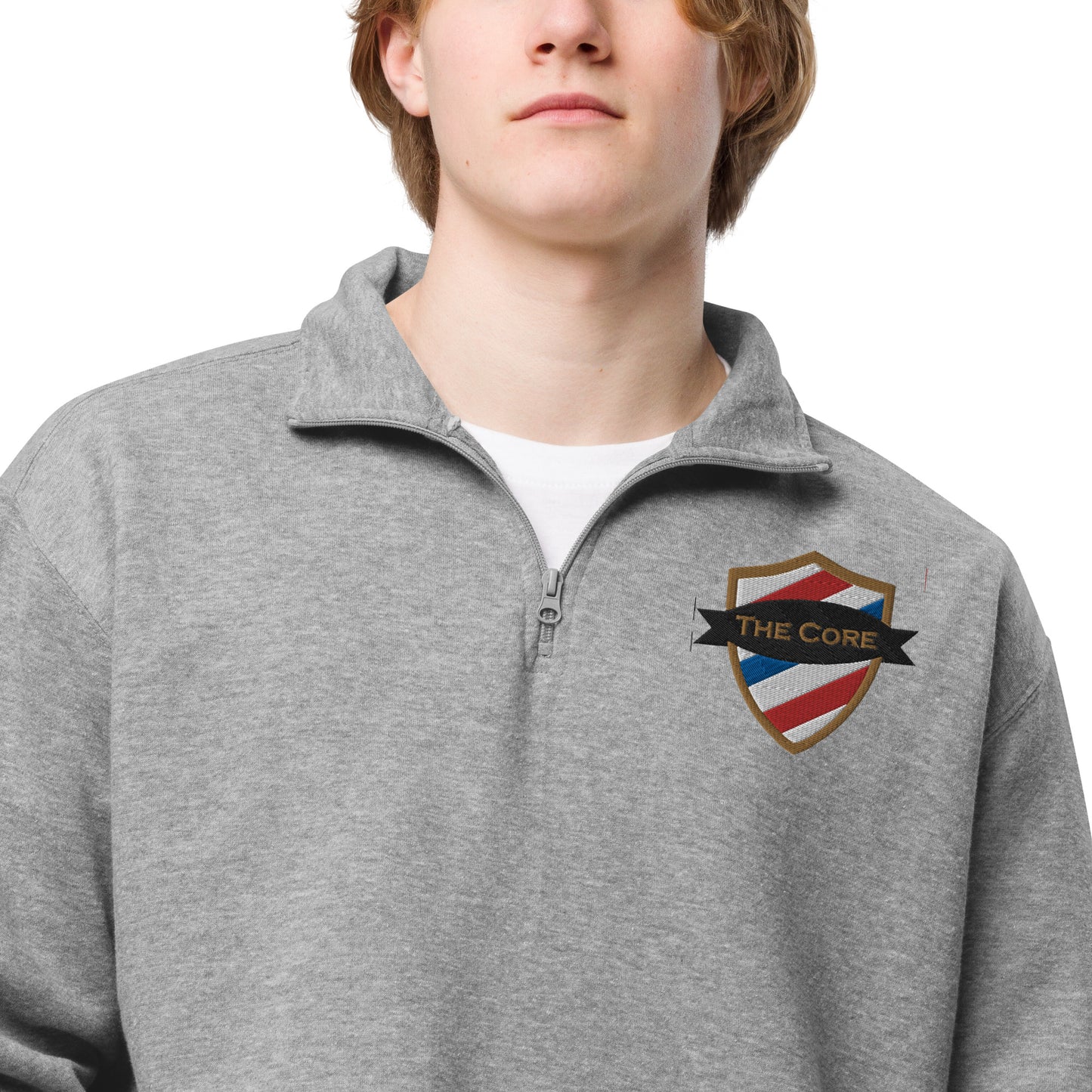 The Core - Embroidered Unisex fleece pullover