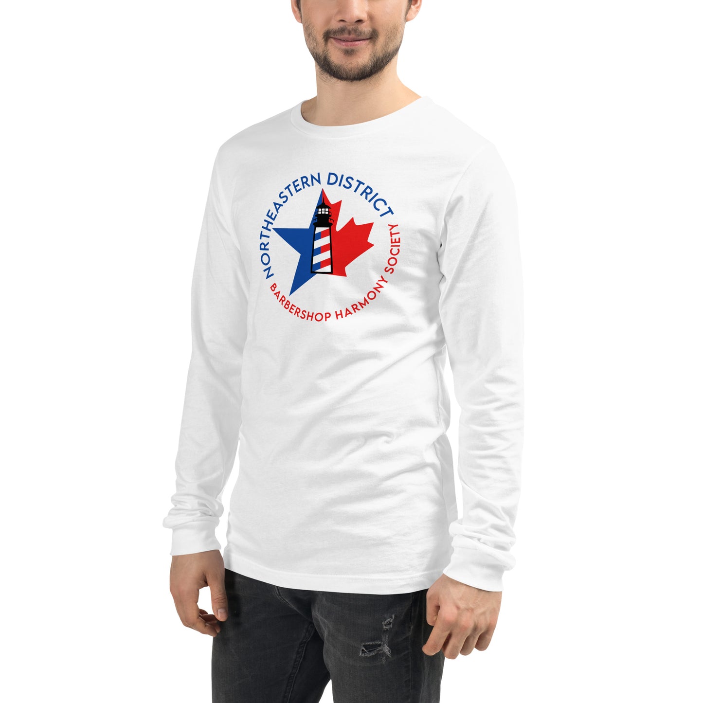 NED - Printed Regular Relaxed fit - Long Sleeve Tee