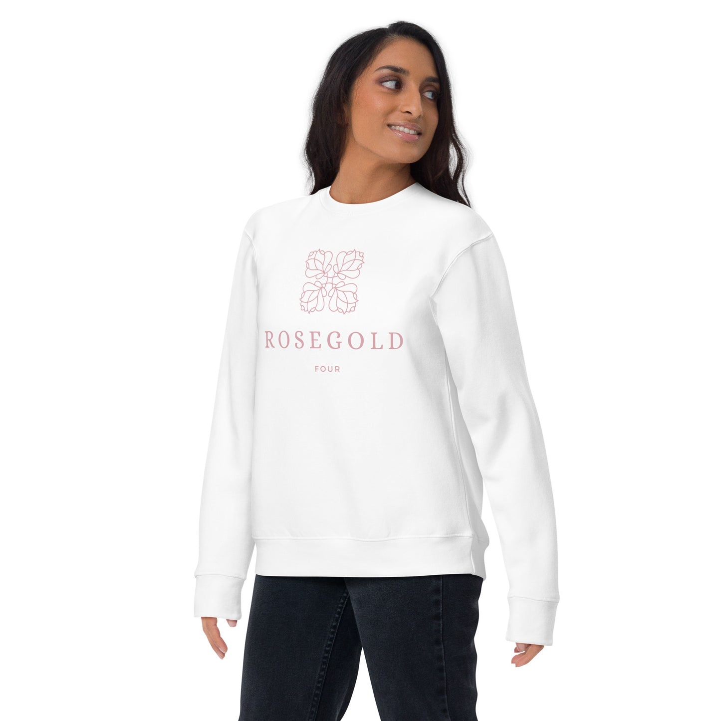 Rosegold Four - Printed Unisex Premium Sweatshirt
