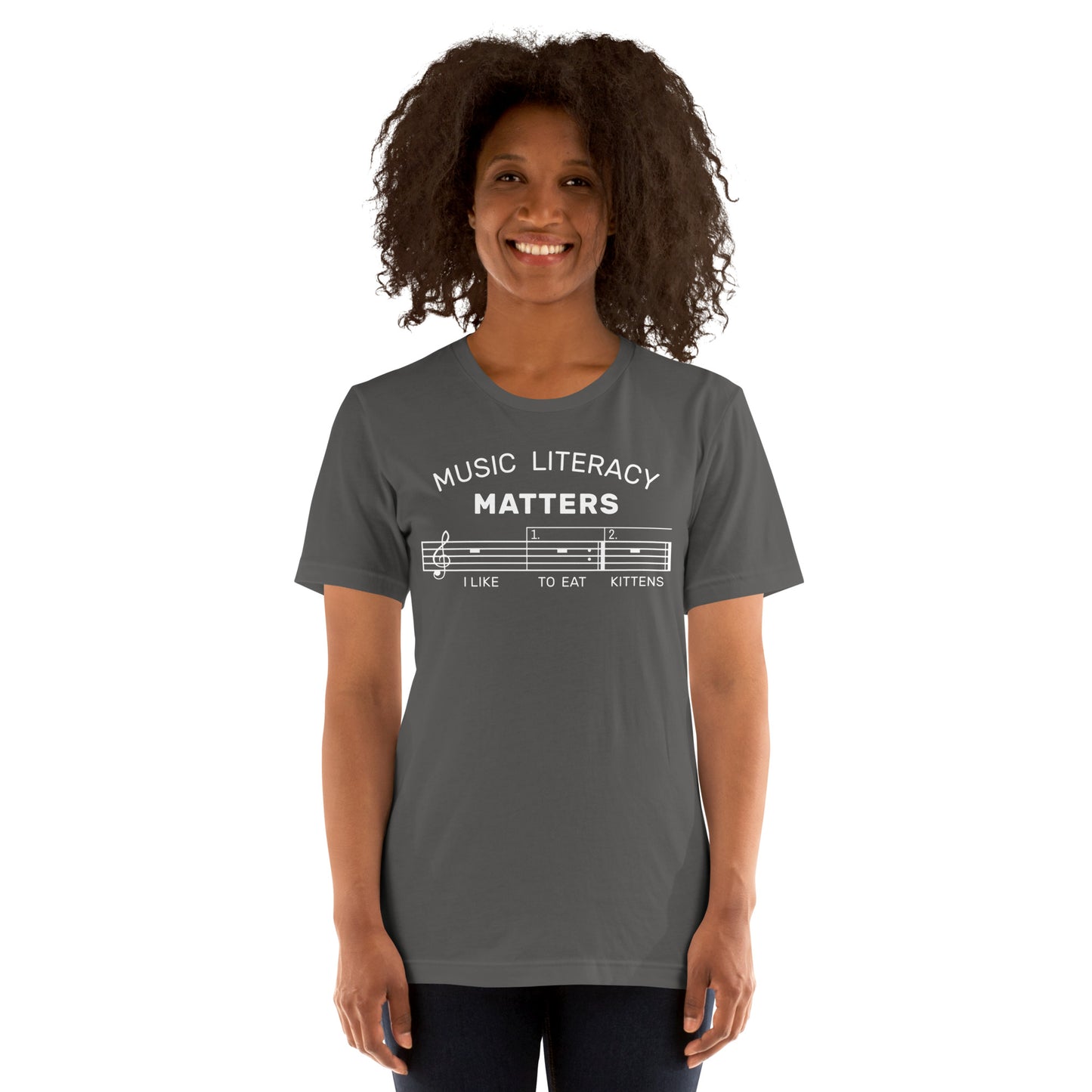 Music Literacy Matters - Printed Unisex t-shirt
