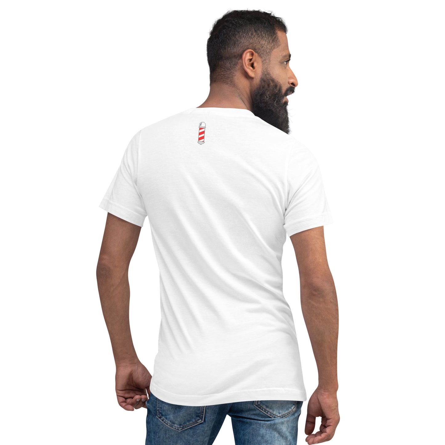 Fleet Street - Printed Unisex Short Sleeve V-Neck T-Shirt
