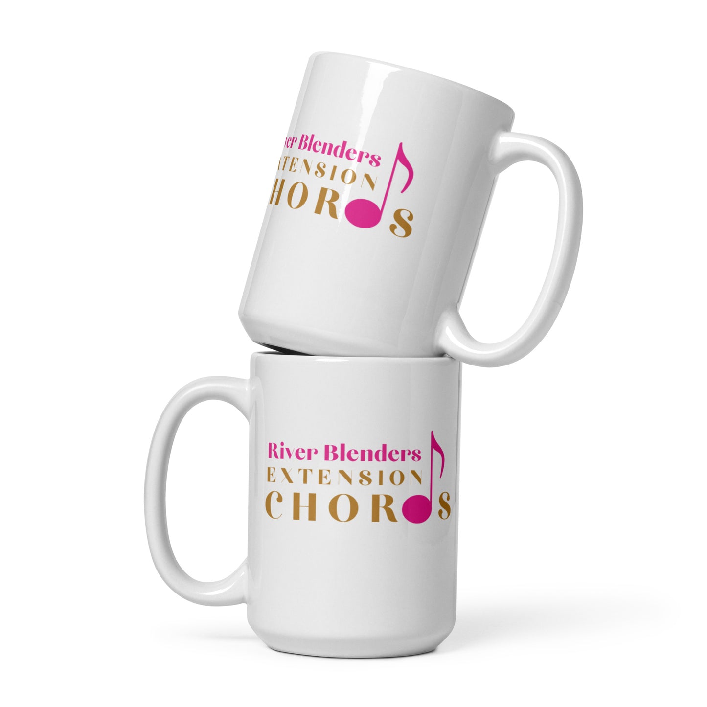 River Blenders Extension - Double sided printed White glossy mug