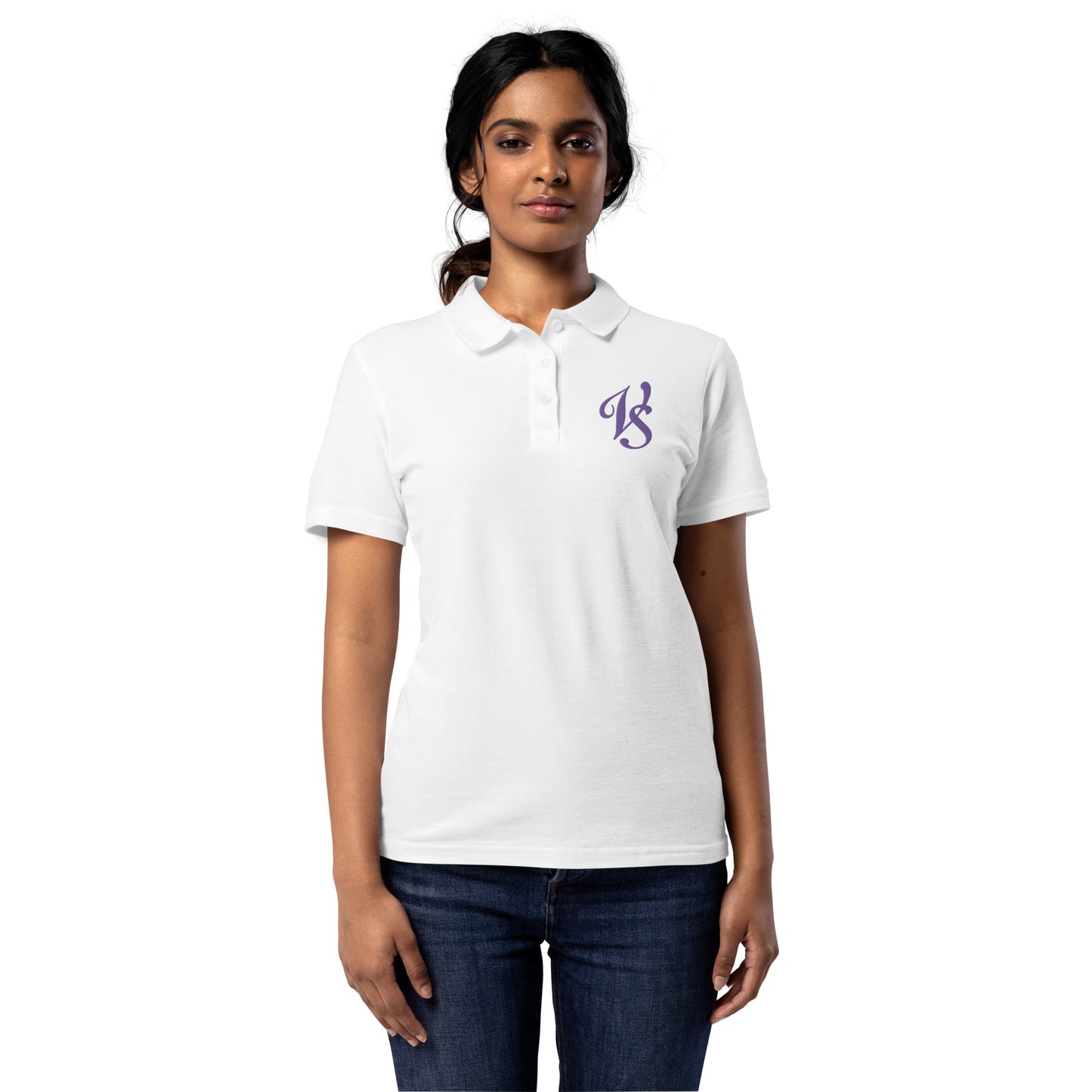 Vocal Standard - Women’s embroidered pique polo shirt