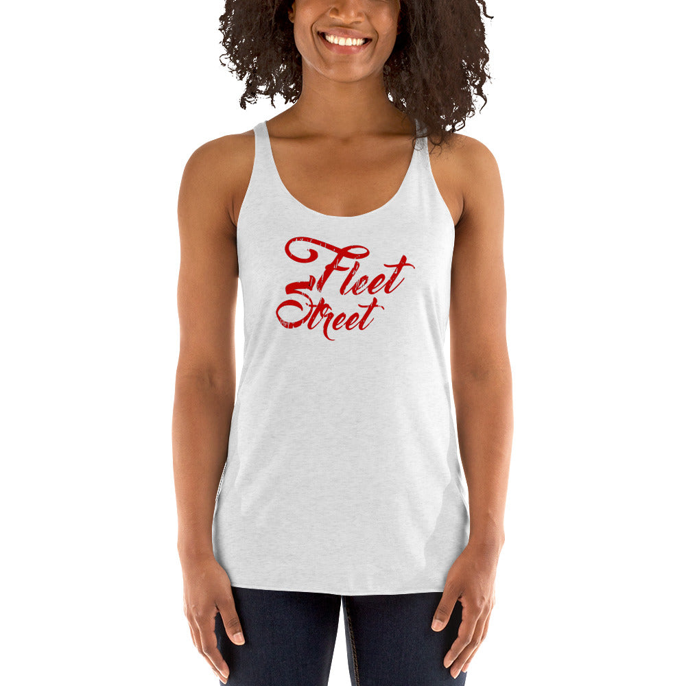 Fleet Street - Printed Women's Racerback Tank