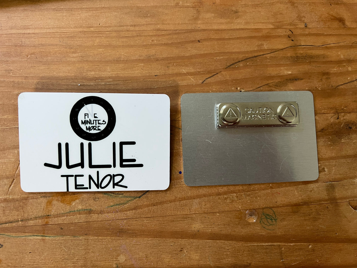 2" x 3" Custom Name Tag