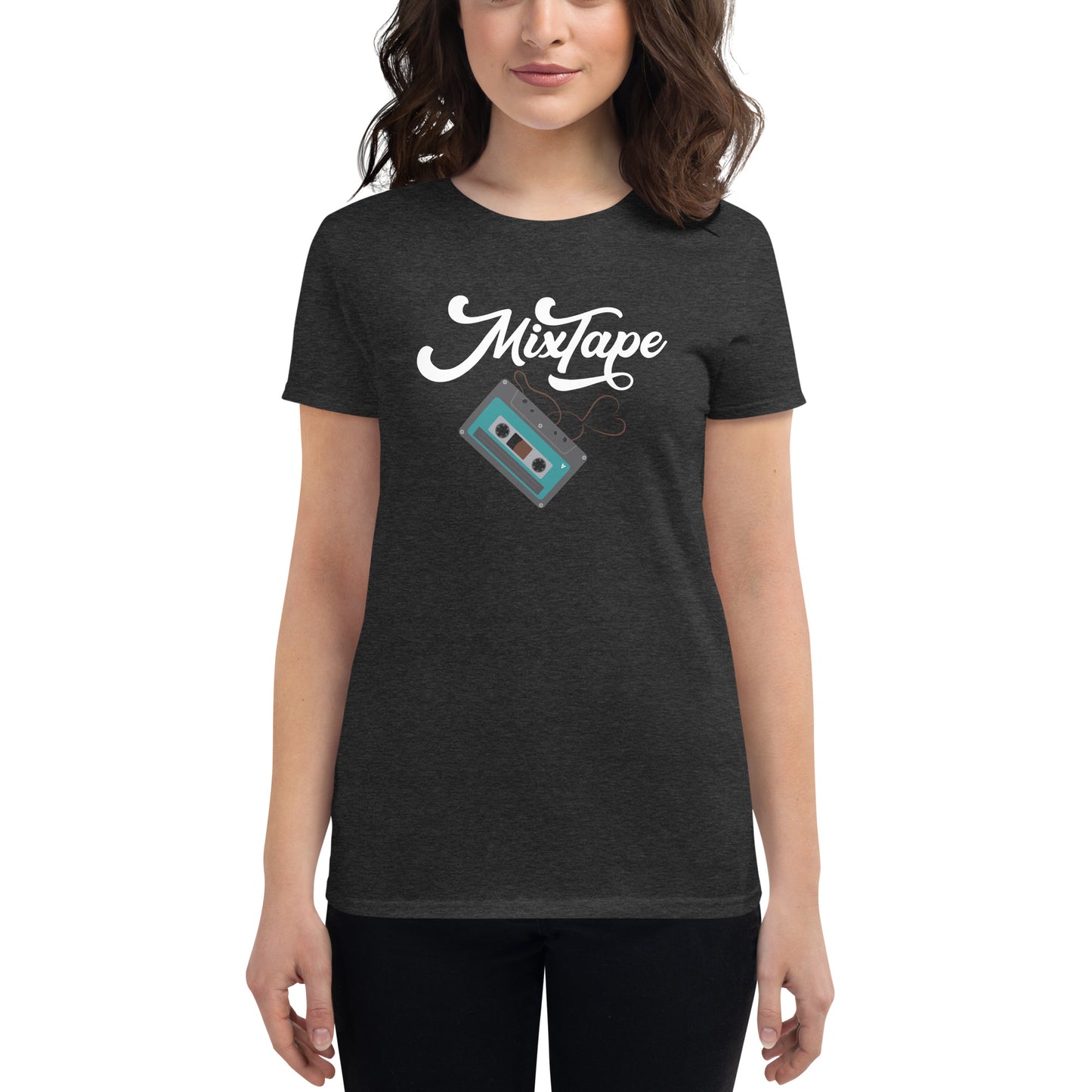 MixTape - Cassette Love: Printed Women's Fit short sleeve t-shirt
