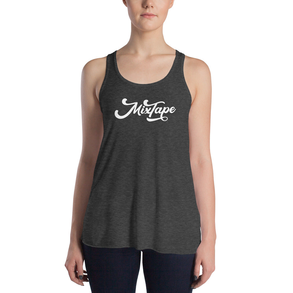 MixTape Logo: Women's Flowy Racerback Tank