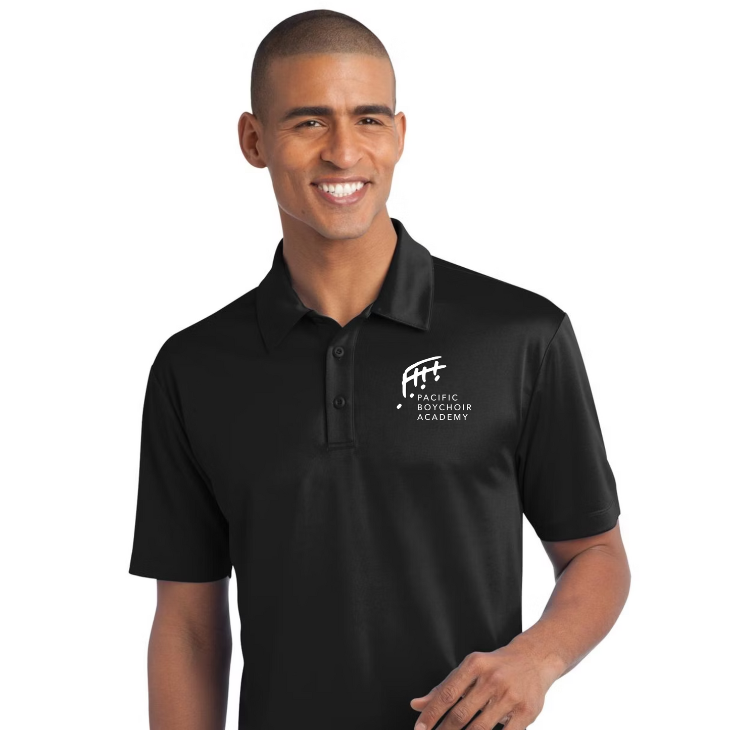 Pacific Boychoir Academy - Adult Embroidered Silk Touch Performance Polo