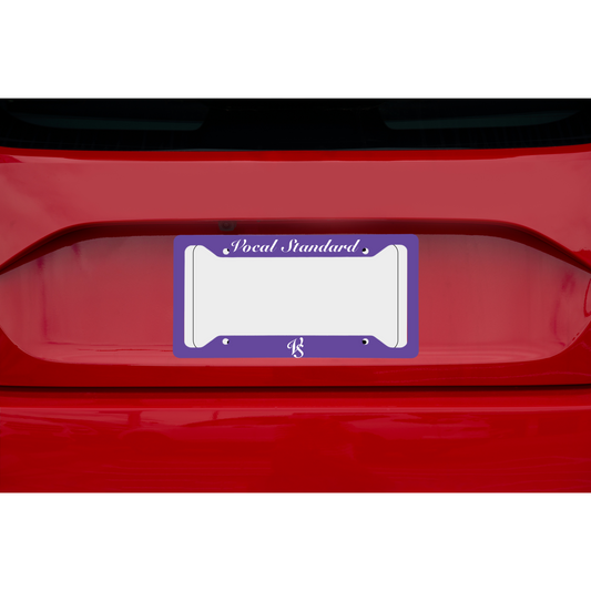 Vocal Standard - Gloss White Aluminum License Plate Frame