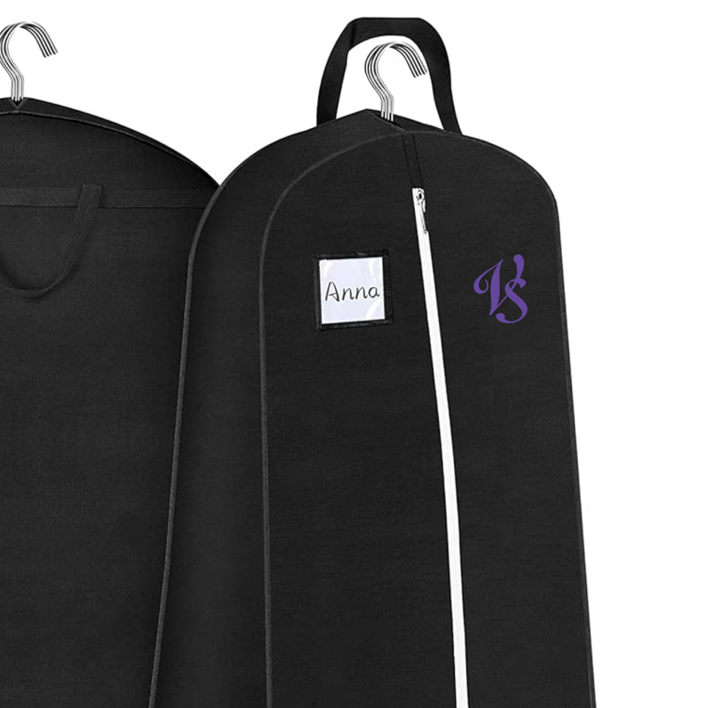 Vocal Standard - Embroidered Extra long Garment Bags for Dresses, Coats, Suits, etc.