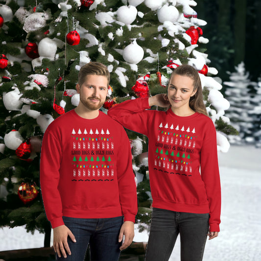 Barbershop Ugly Christmas Sweatshirt - regular fit