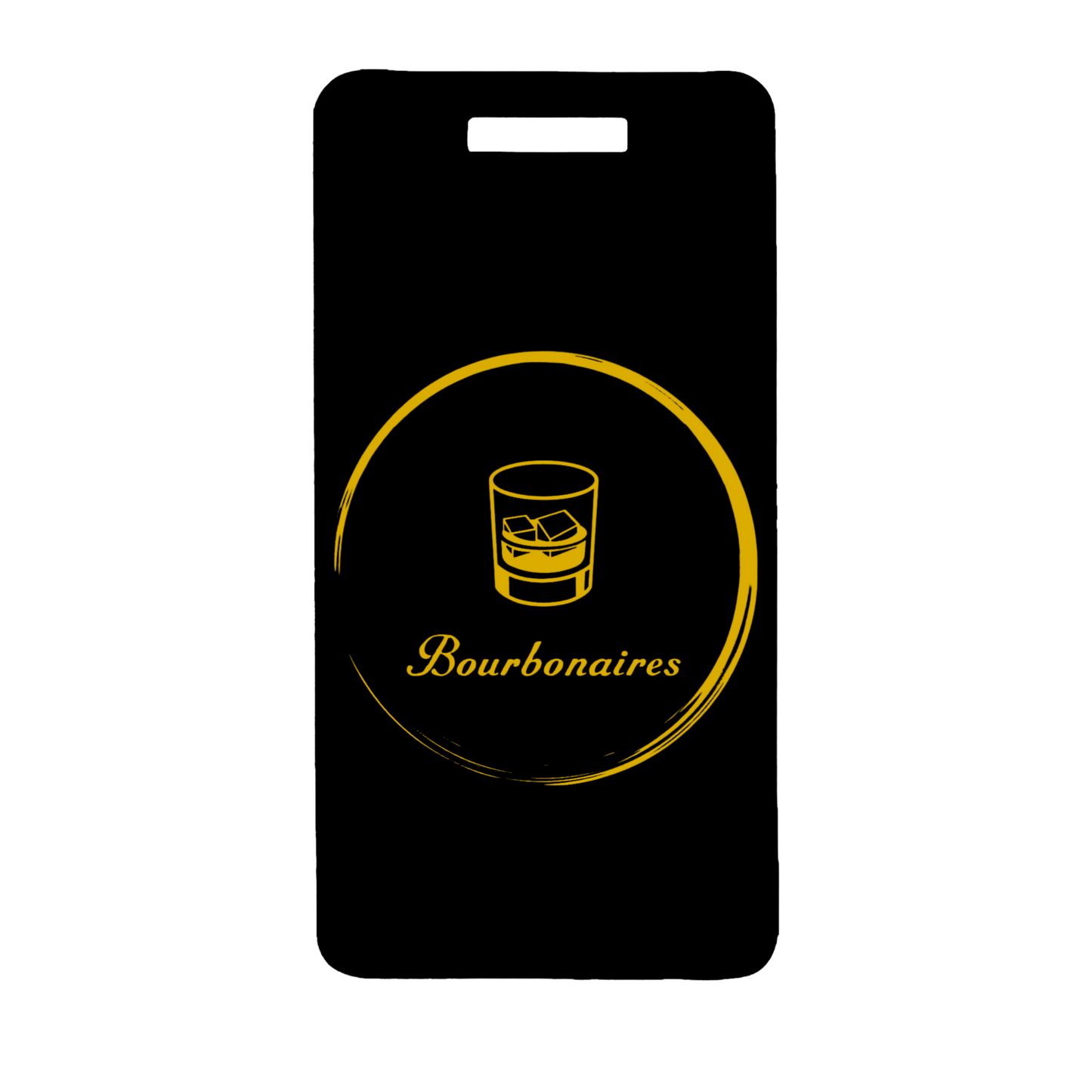 Bourbonaires - Anodized Aluminum Luggage Tag