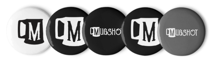 Mugshot - Set of 10 buttons