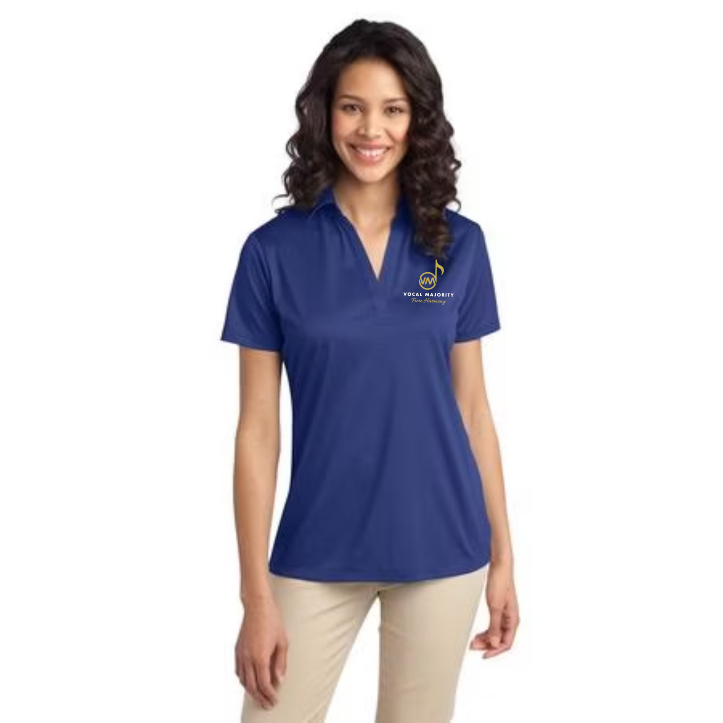 Vocal Majority - Women's Embroidered Silk Touch Performance Polo