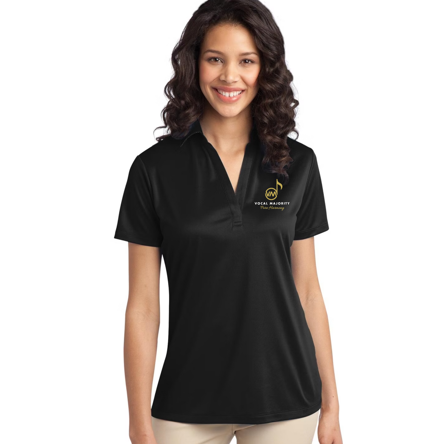 Vocal Majority - Women's Embroidered Silk Touch Performance Polo