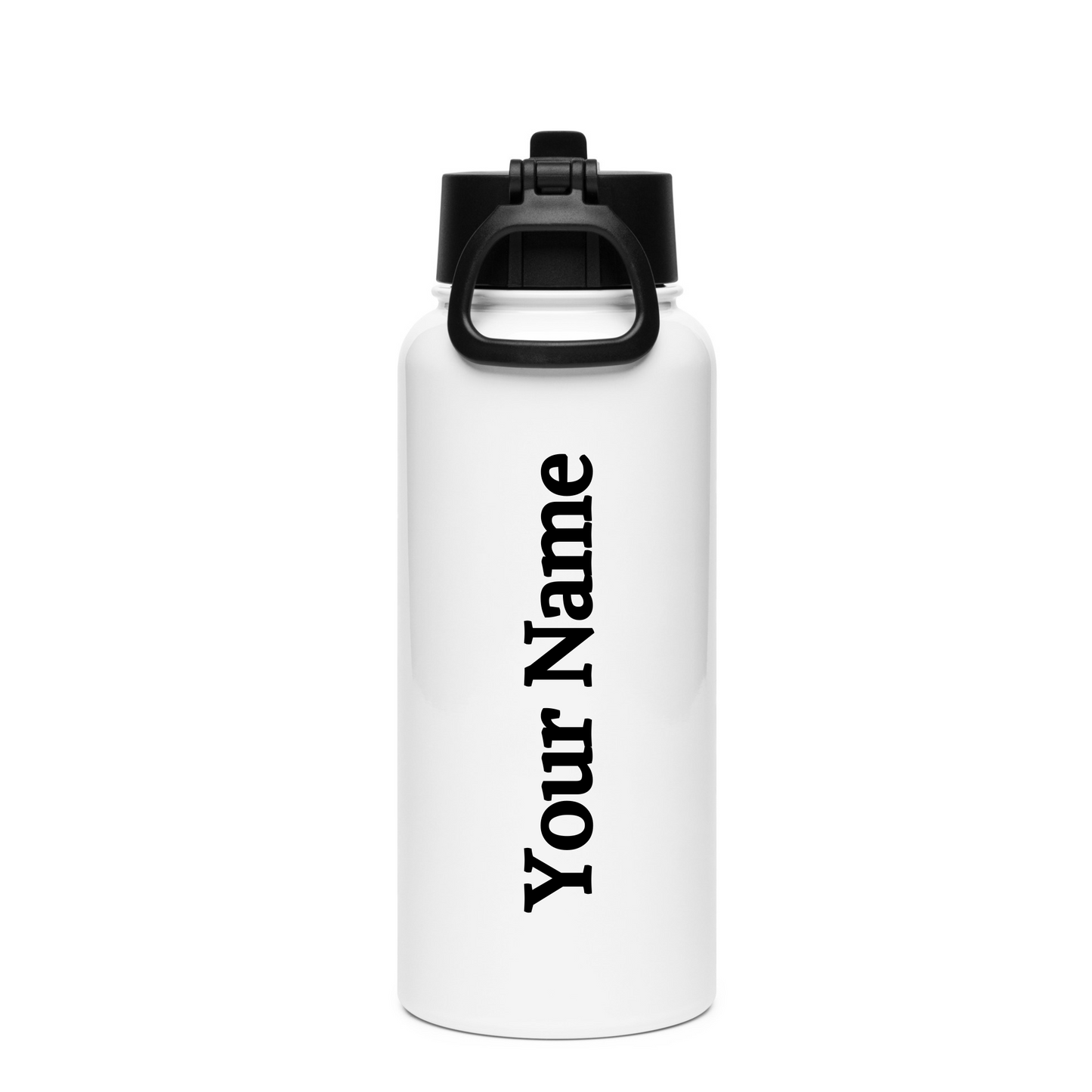 Vocal Majority - Printed Stainless steel water bottle with a straw lid