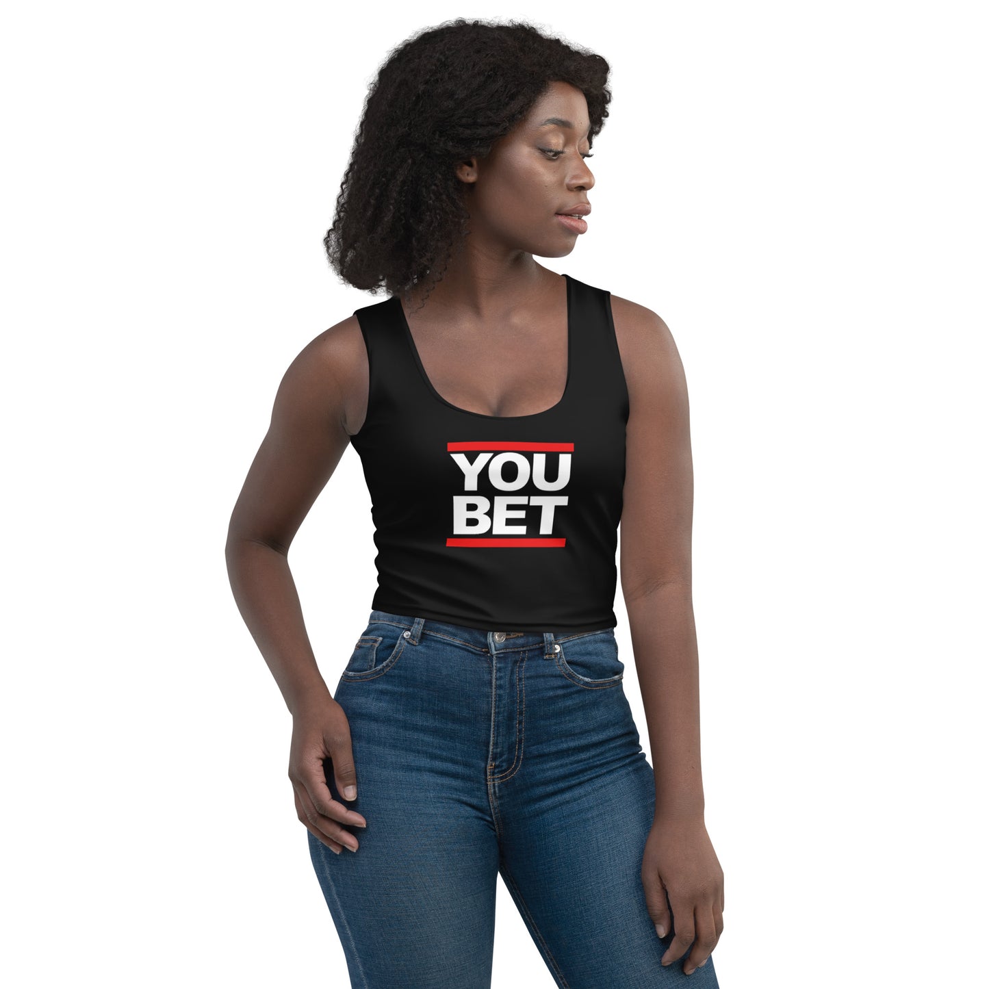 YOU BET - Printed Crop Top