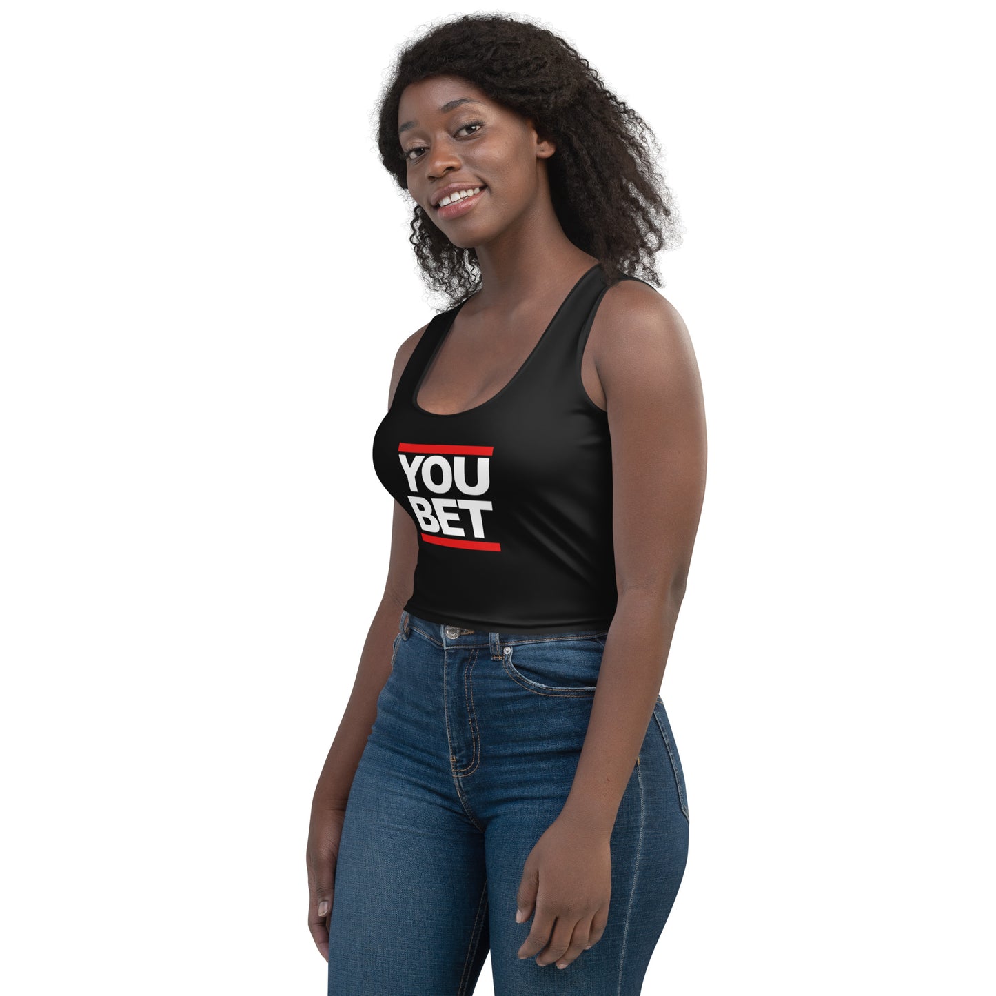 YOU BET - Printed Crop Top