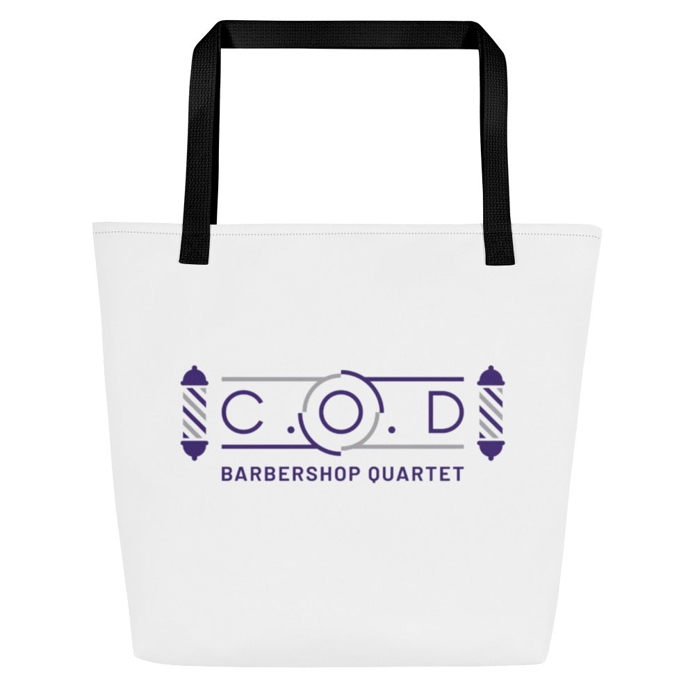 C.O.D. Printed Large Tote Bag