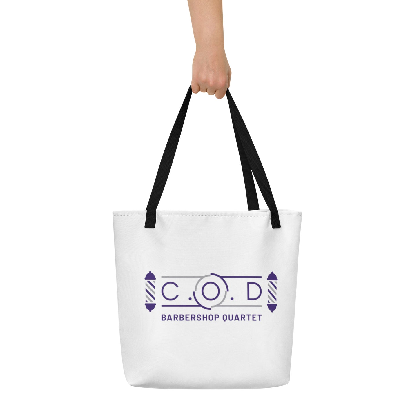 C.O.D. Printed Large Tote Bag