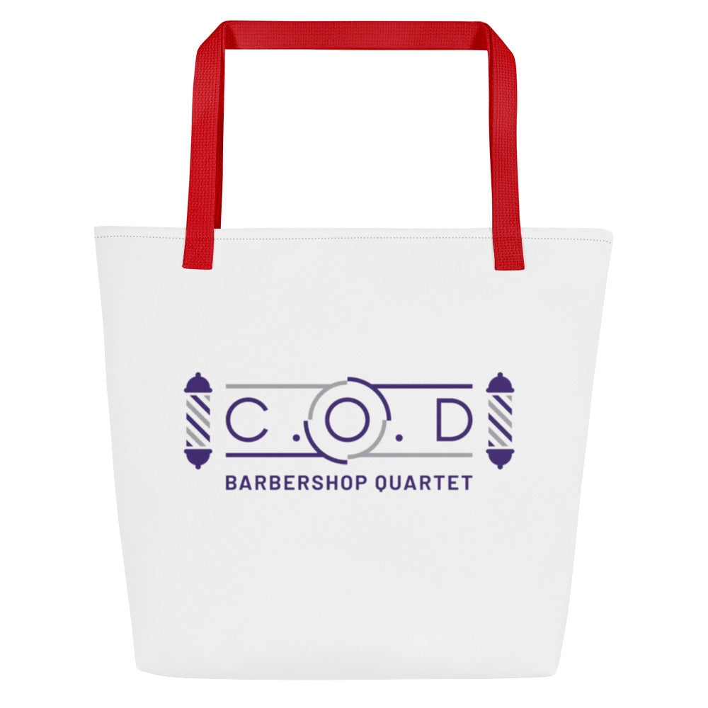 C.O.D. Printed Large Tote Bag