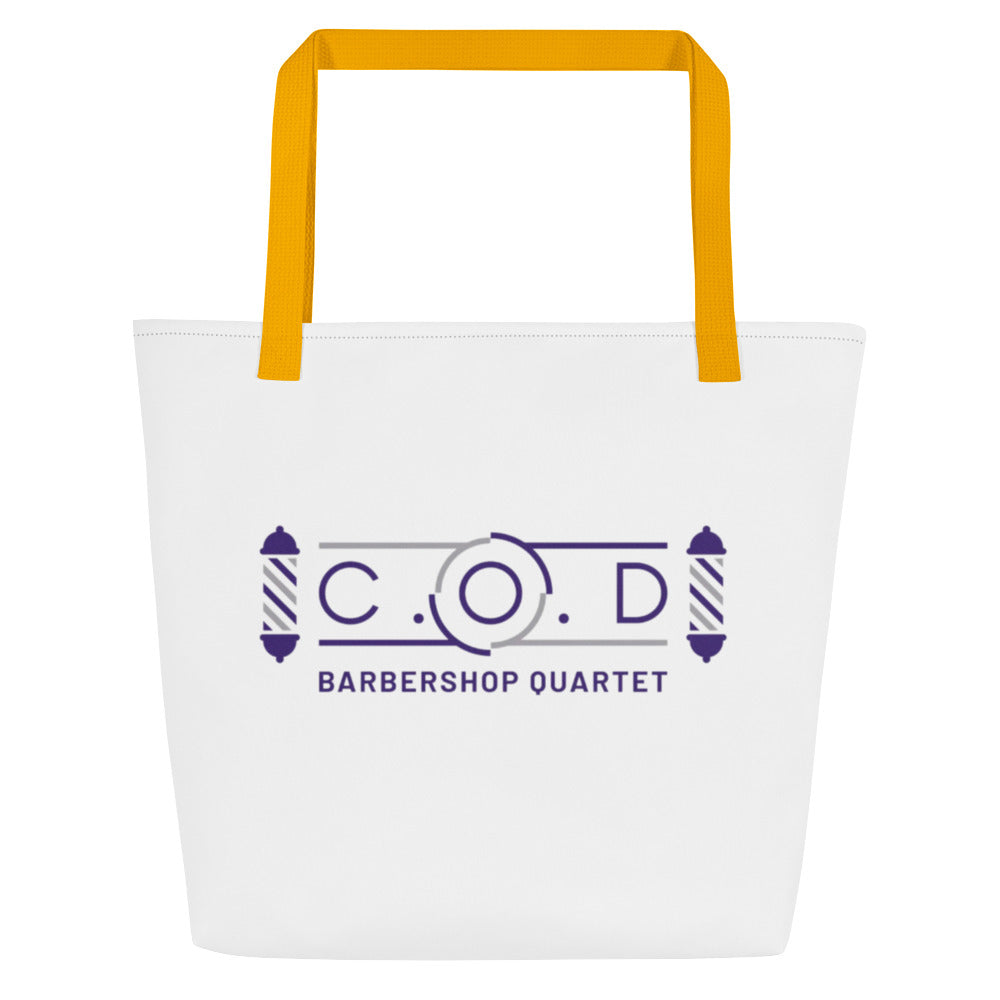 C.O.D. Printed Large Tote Bag