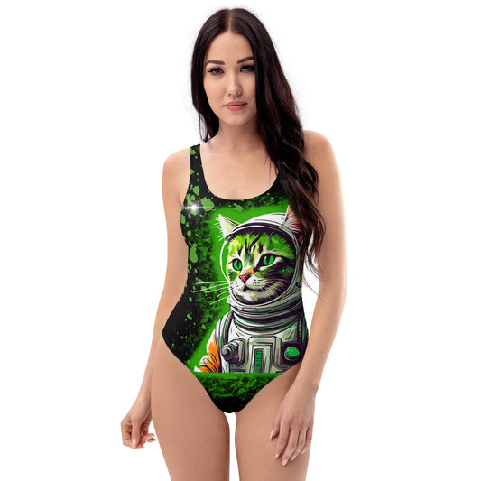 Space City Sound - Printed One-Piece Swimsuit