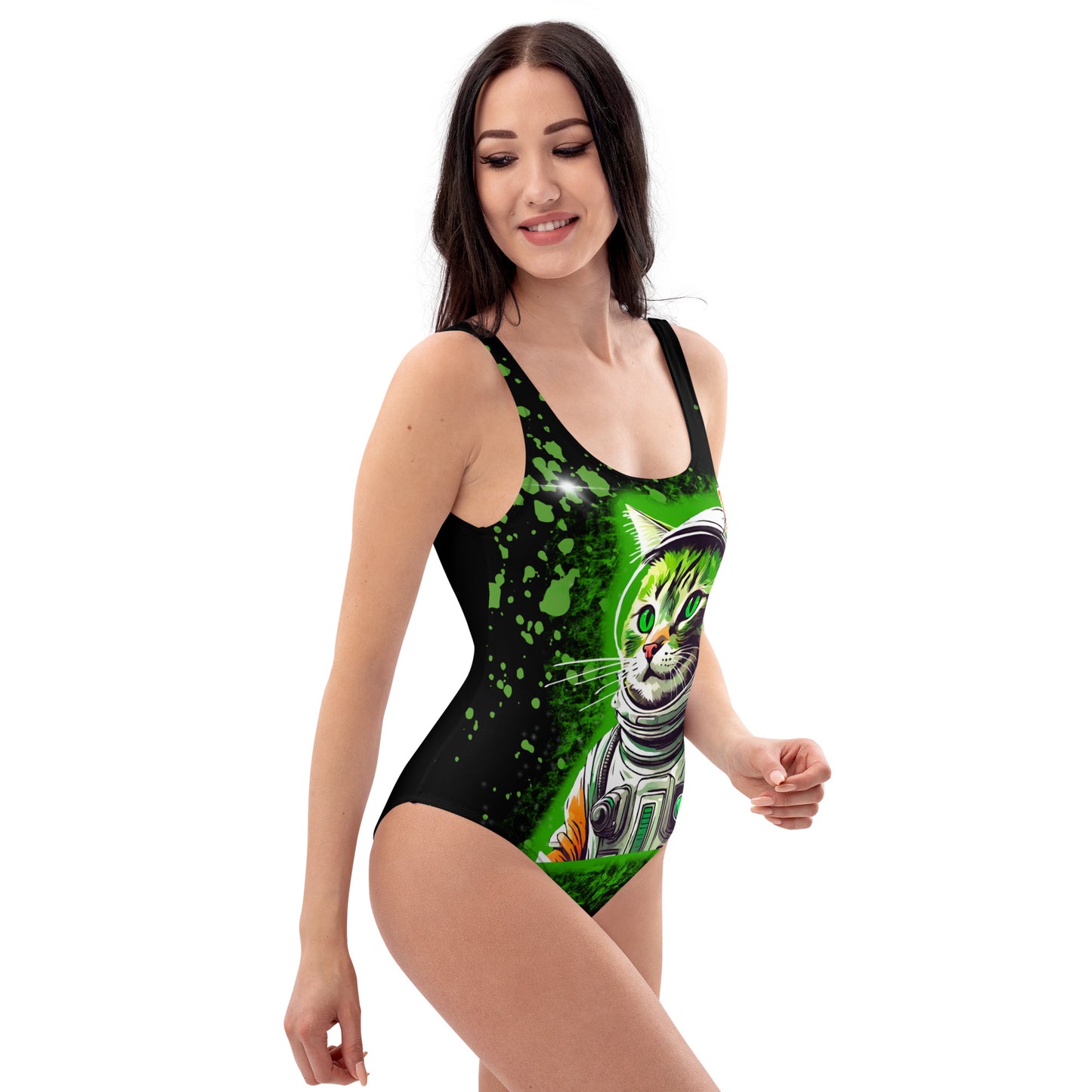 Space City Sound - Printed One-Piece Swimsuit