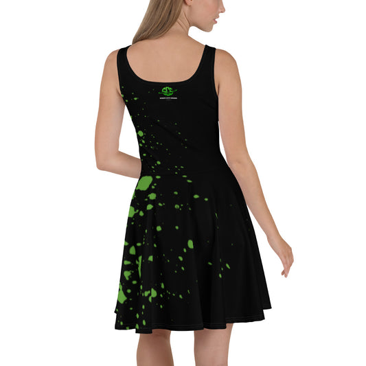 Space city sound - kitty Skater Dress