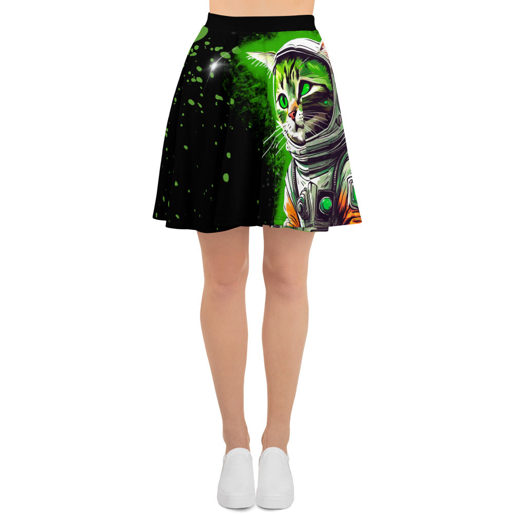 Space City Sound - Printed Skater Skirt