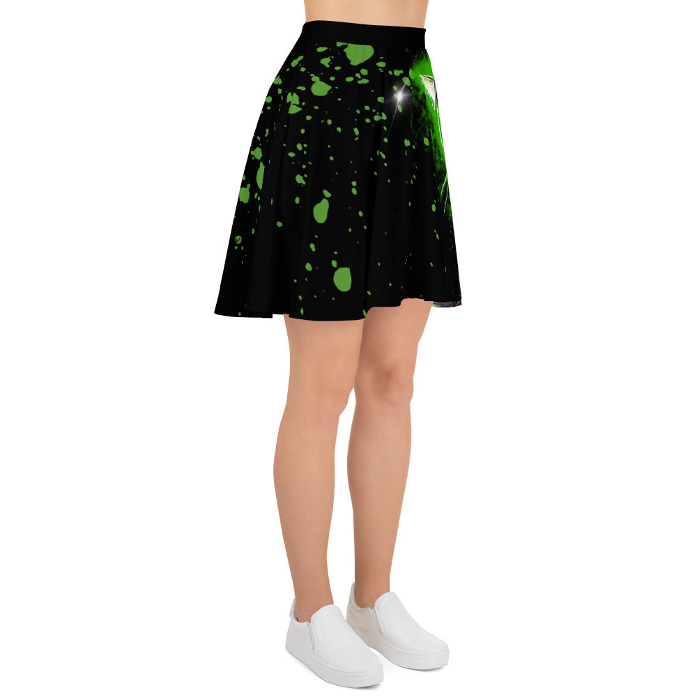 Space City Sound - Printed Skater Skirt