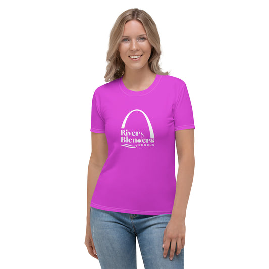 River Blenders - Printed Women's Polyester/Spandex T-shirt