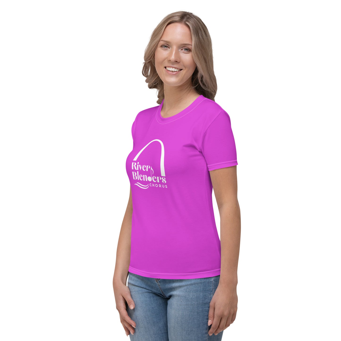 River Blenders - Printed Women's Polyester/Spandex T-shirt