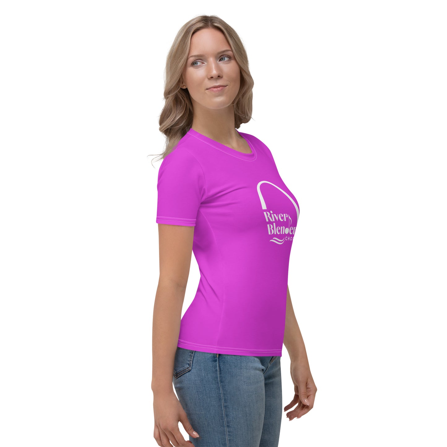 River Blenders - Printed Women's Polyester/Spandex T-shirt