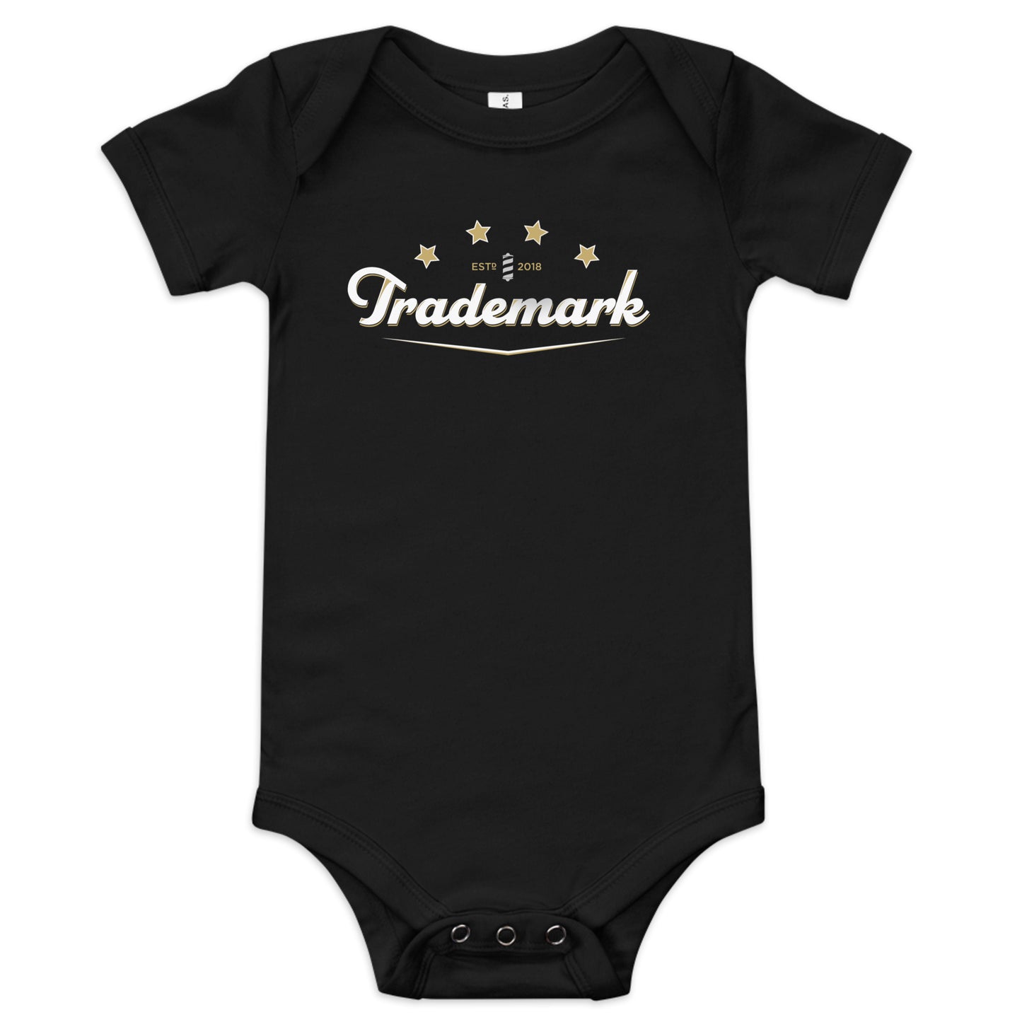 Trademark - Printed Baby short sleeve one piece