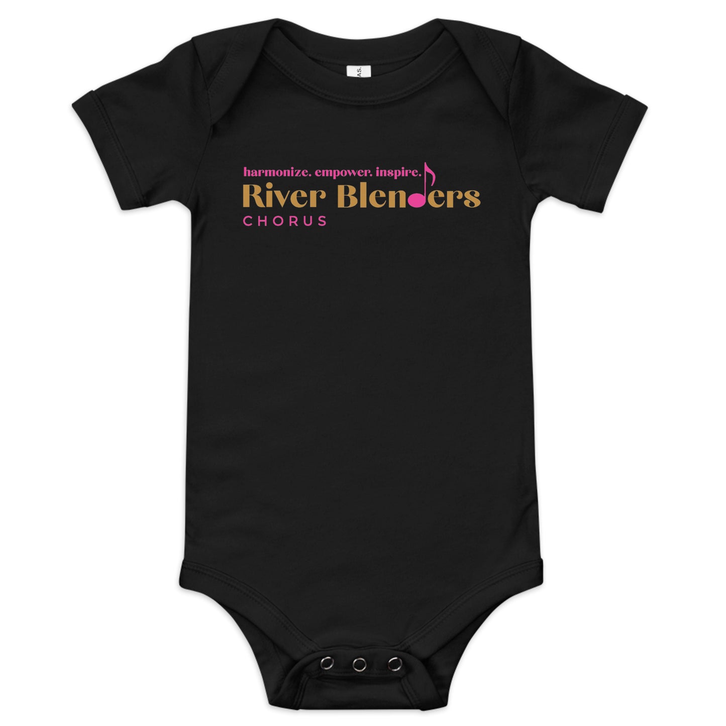 River Blenders - printed Baby short sleeve one piece