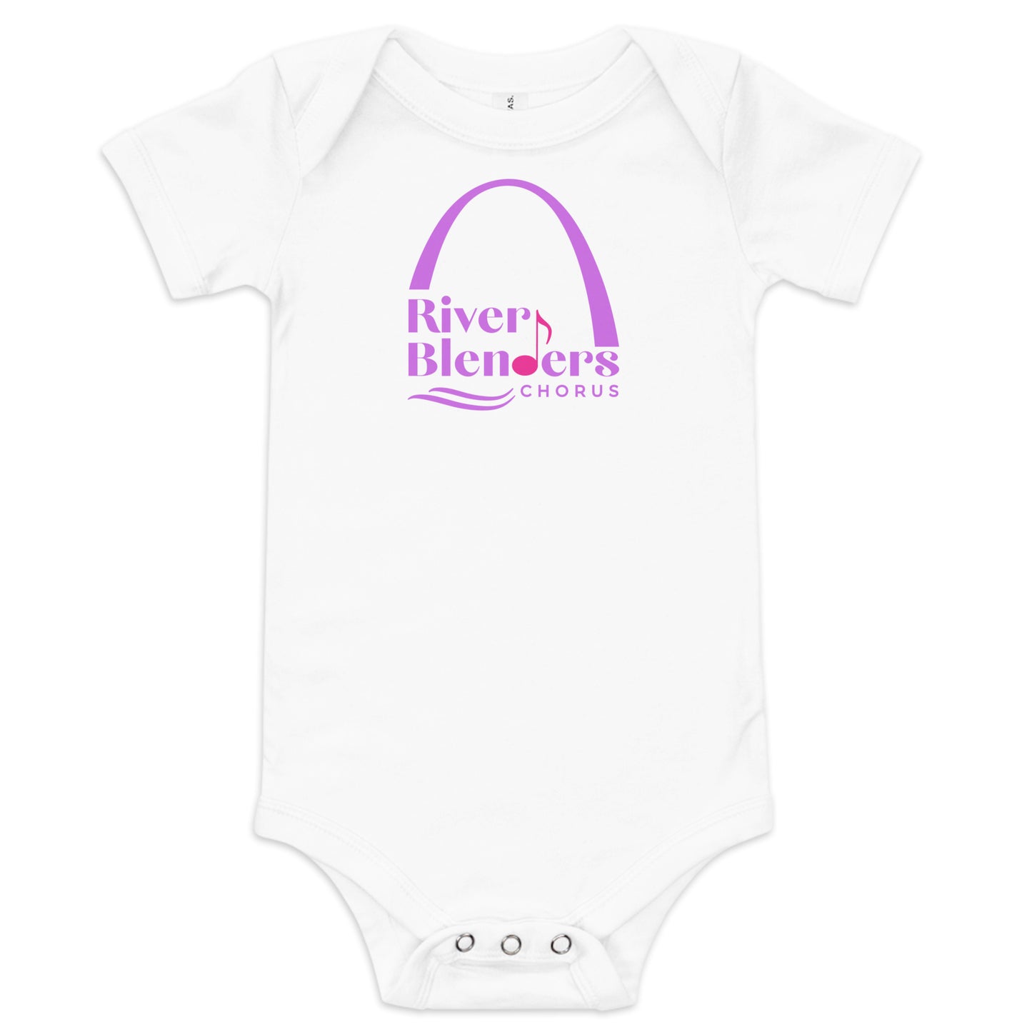 River Blenders - printed Baby short sleeve one piece